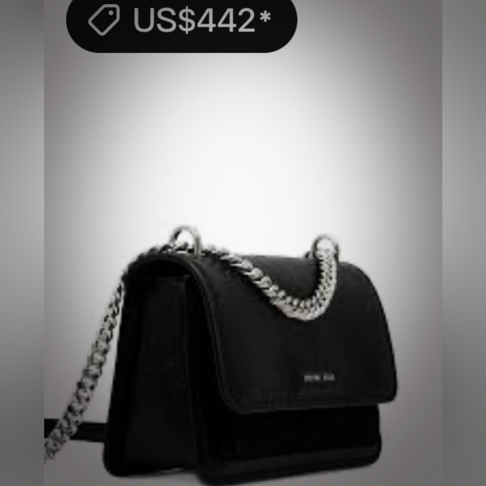 Vintage Y2K Michael Kors Black Leather Crossbody purse ❌80% OFF SALE❌ - Picture 2 of 14